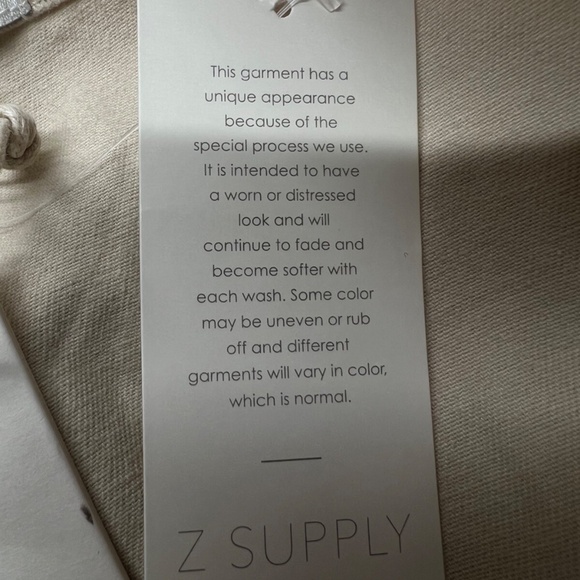 Z-Supply Cargo Pants Women M Beige Drawstring Pockets Soft Comfy Jogger Style - Picture 6 of 10